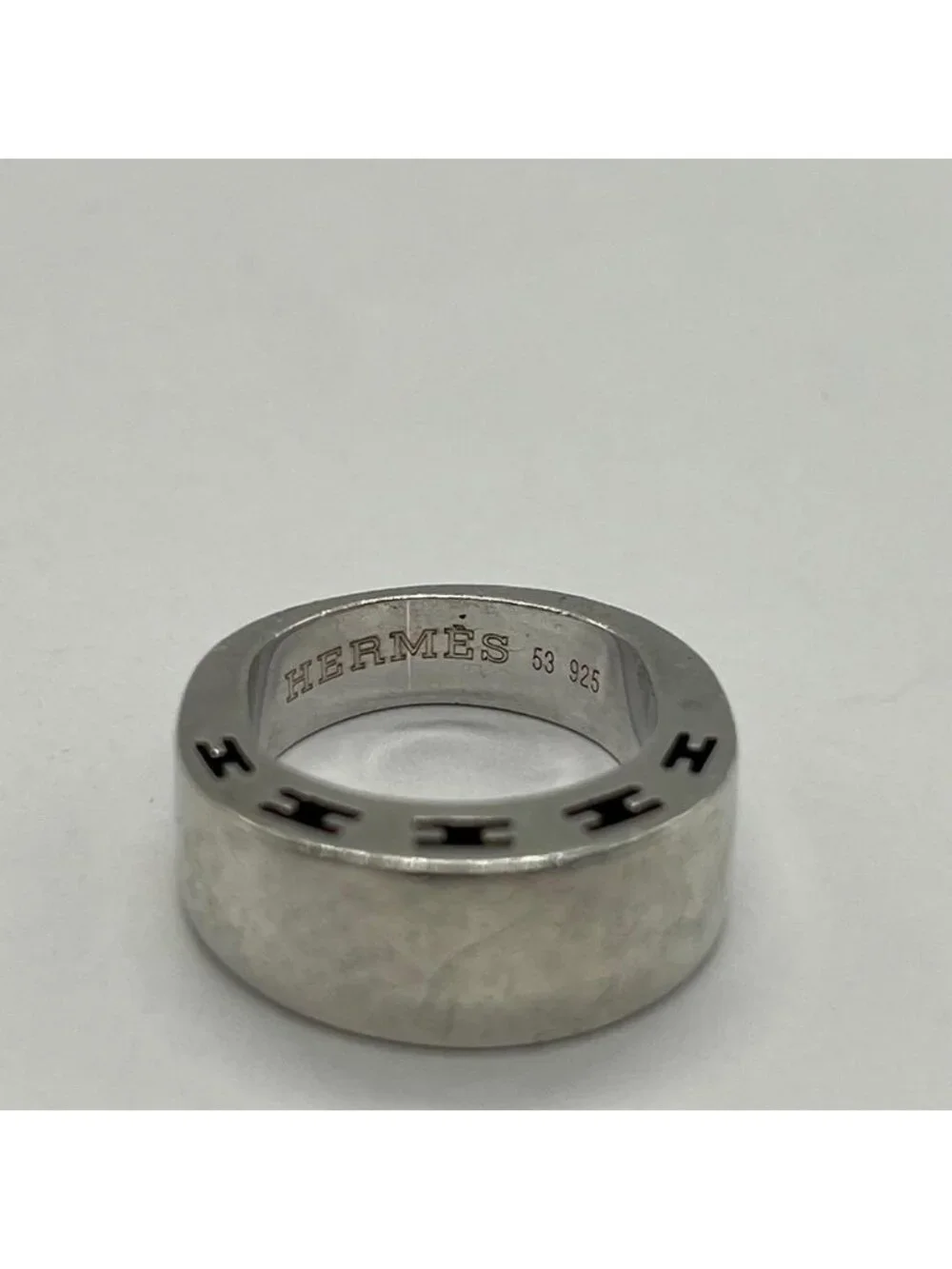 Hermes Clarte Ring Size 53 SV 925